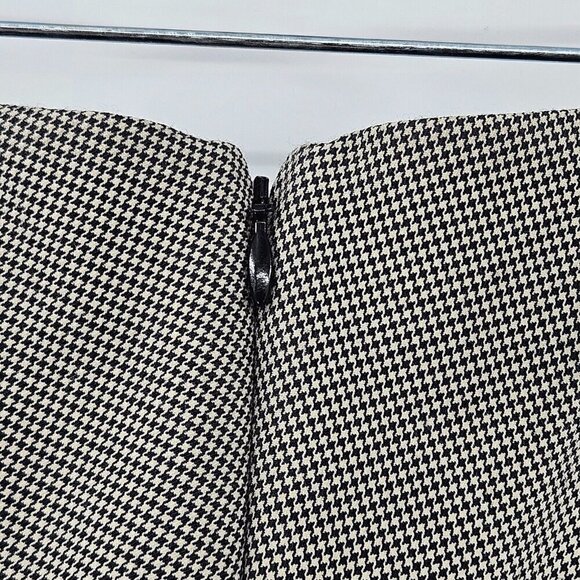 Rag & Bone Simone Houndstooth Plaid Pant Black/Beige Women’s 10 Preppy Academia - Picture 5 of 11